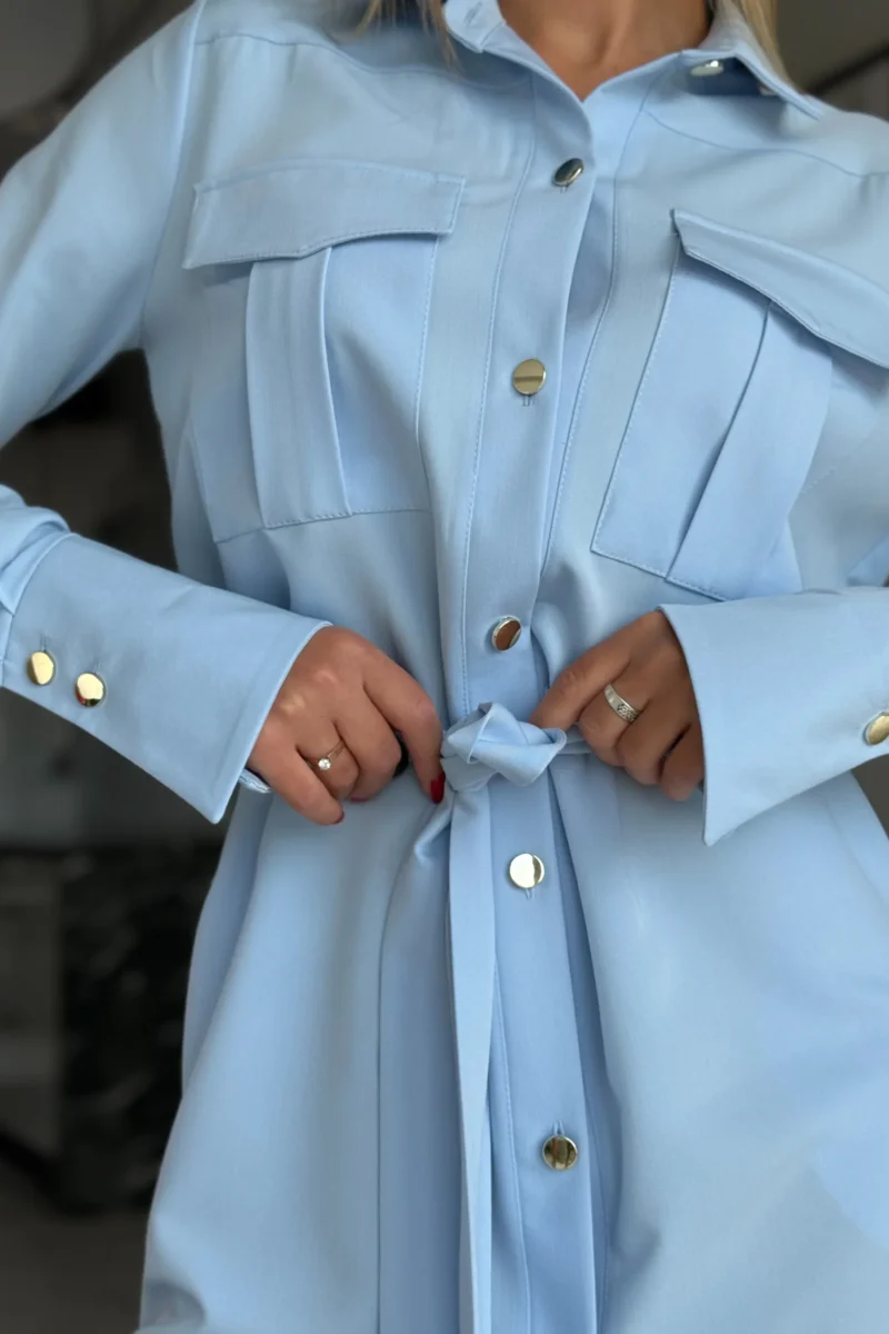 Alternative view of Sukienka błękitna PAOLA